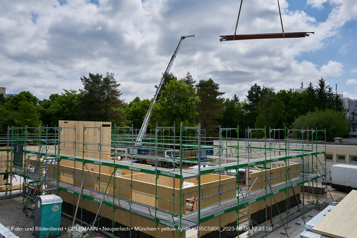 06.06.2023 - Neue Wände für das Haus für Kinder in Neuperlach in München